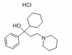 Structure of benzhexol hydrochloride